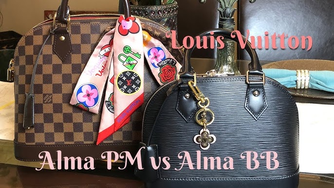 Louis Vuitton Alma BB Epi Leather Rose Bag-Louis Vuitton Alma BB Epi  Leather Rose Bag-RELOVE DELUXE