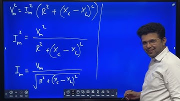 Series LCR circuit- Class 12 important derivation- According to NCERT