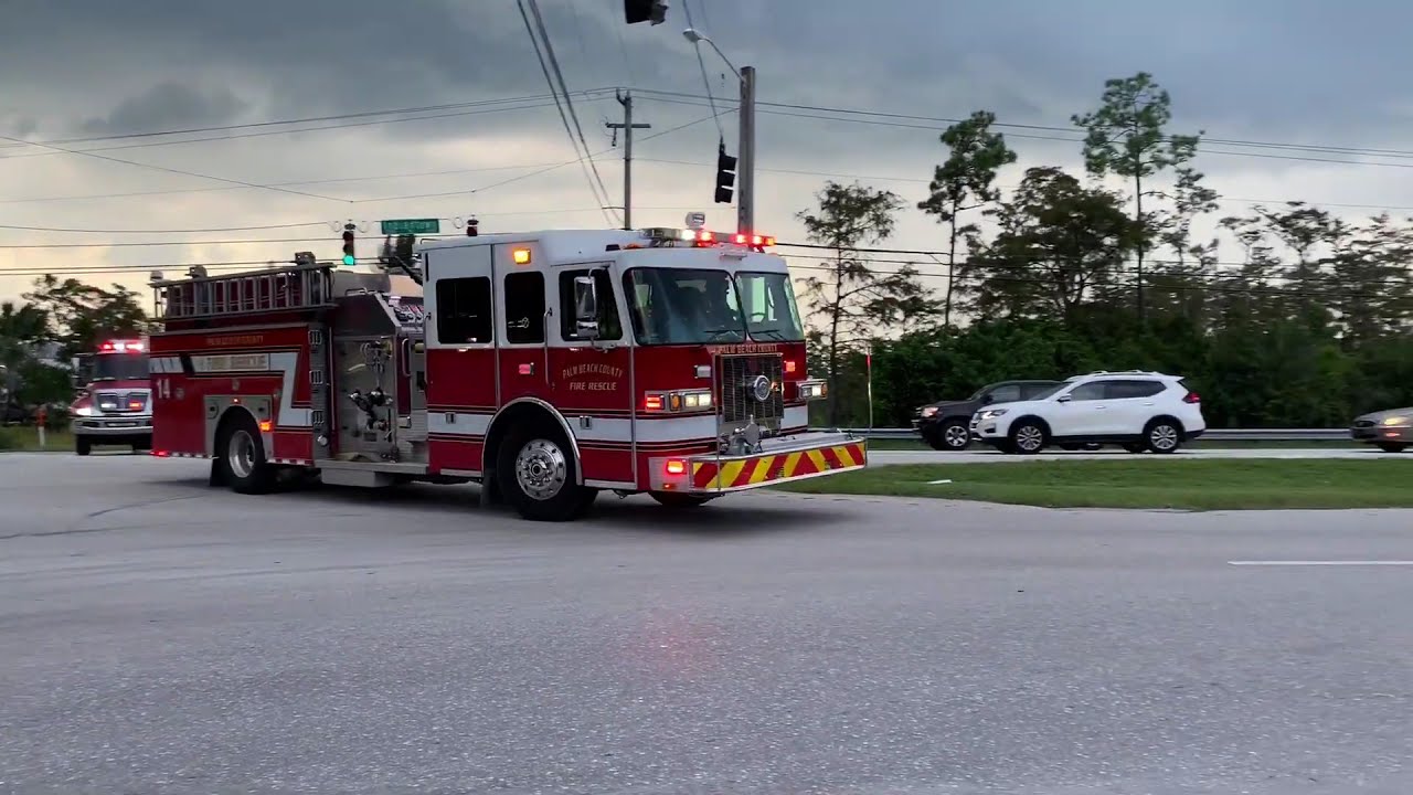 *MAJOR Q* Palm Beach County Fire Rescue Engine 14 And Rescue 14 ...
