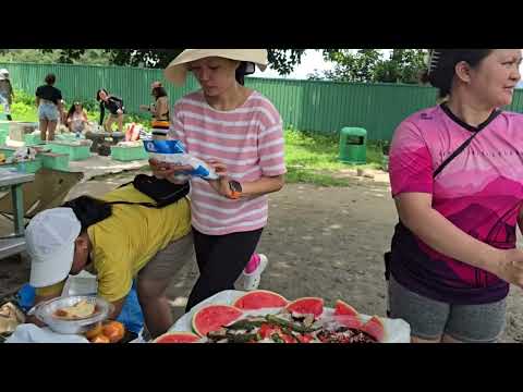 BBQ &boodle fight with friends @misssanjan1856