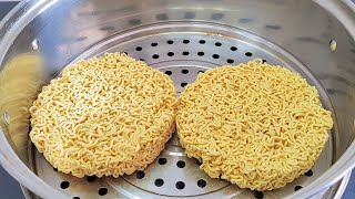 方便面放入鍋里蒸一蒸，出鍋瞬間變美食！味道太香了，超愛吃 #美食 #家常菜 #简单 #好吃 #制作