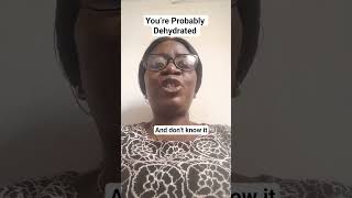 Hidden Effects of Dehydration #HydrationTips