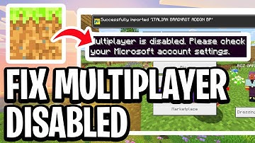 How To Fix Multiplayer Disabled In Minecraft - Step By Step