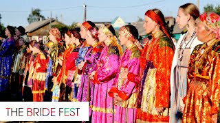 Праздник невесты - мальчики знакомятся с девочками в Коми, хоровод, танцевальный парад / Культуры России