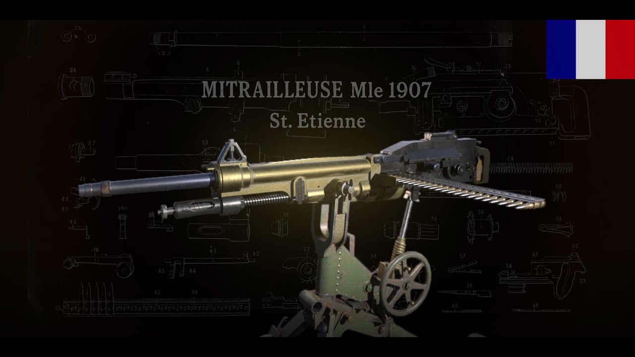St. Etienne Mle 1907 machine gun