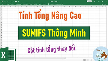 Tính tổng có điều kiện nâng cao (cột tính tổng thay đổi tự động)