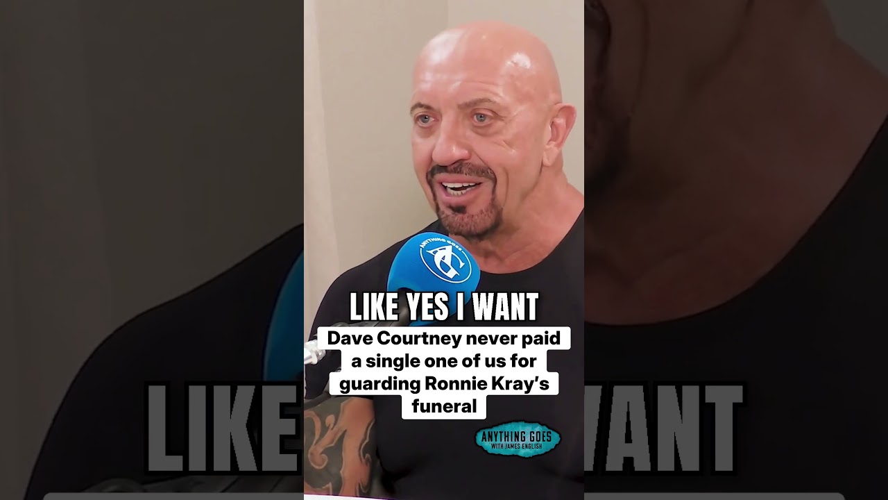 Dave Courtney never paid a single one of us for guarding Ronnie Kray's funeral