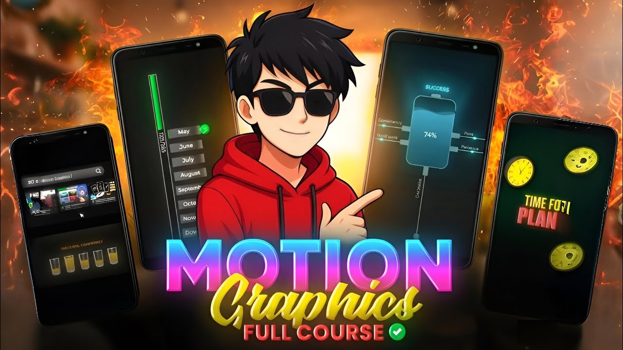📱 Mobile Se Motion Graphics Editing 🔥 | Alight Motion Full Training in ...