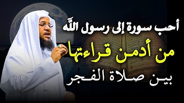 أحب سورة إلى رسول الله من أدمن قراءتها رأي العجب العجاب، لها فضل عظيم... محمد بن علي الشنقيطي