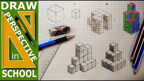 Axonometric draw: Isometric Cubes - Games with Cubes_01