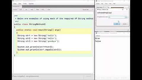 AP Computer Science String Methods