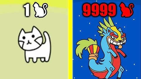 MOST STRONGEST CAT GOD EVOLUTION Max Level Speed & Power in Cat Evolution! (9999+  Level Dragon Cat)