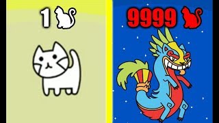 MOST STRONGEST CAT GOD EVOLUTION Max Level Speed & Power in Cat Evolution! (9999+  Level Dragon Cat) screenshot 2