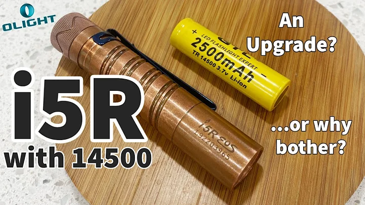 Olight i5R with 14500 Lithium Rechargeable 3.7v Battery - A Worthy Upgrade?