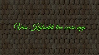 Best Vivo Pro Kabaddi Score  app screenshot 4
