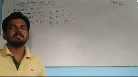 Geometrical progression