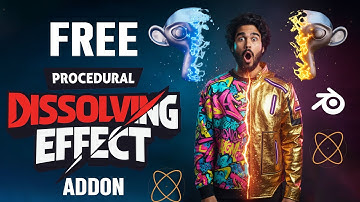 Procedural Dissolving Effect (PDE) – Free Blender Add-on Reveal