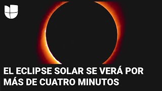 La ciudad de Texas donde se verá la totalidad del eclipse solar por más de cuatro minutos