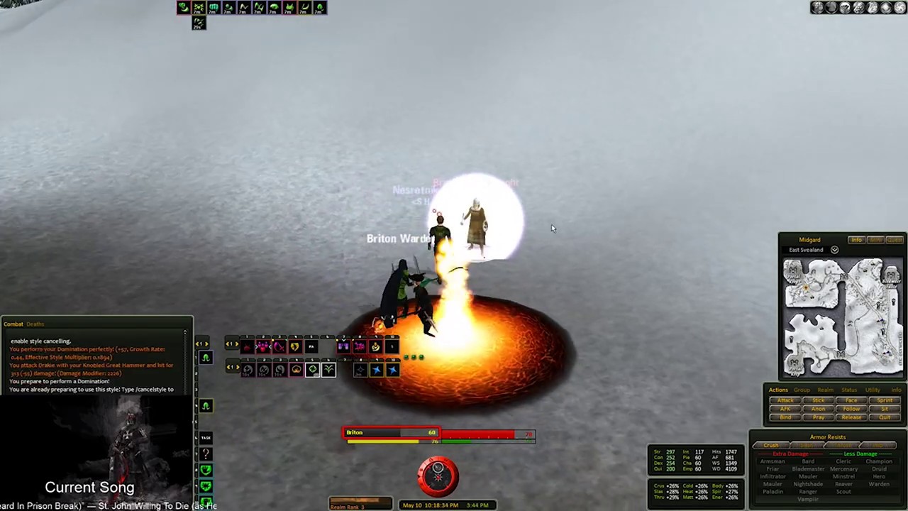 DaoC Phoenix Solo Champion action YouTube