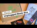 Unplugged Book Box Unboxing July 2020: Book Subscription Box