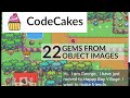 George 22 - Gem Sprites in Flame from Images of Object Layer of Tiled
