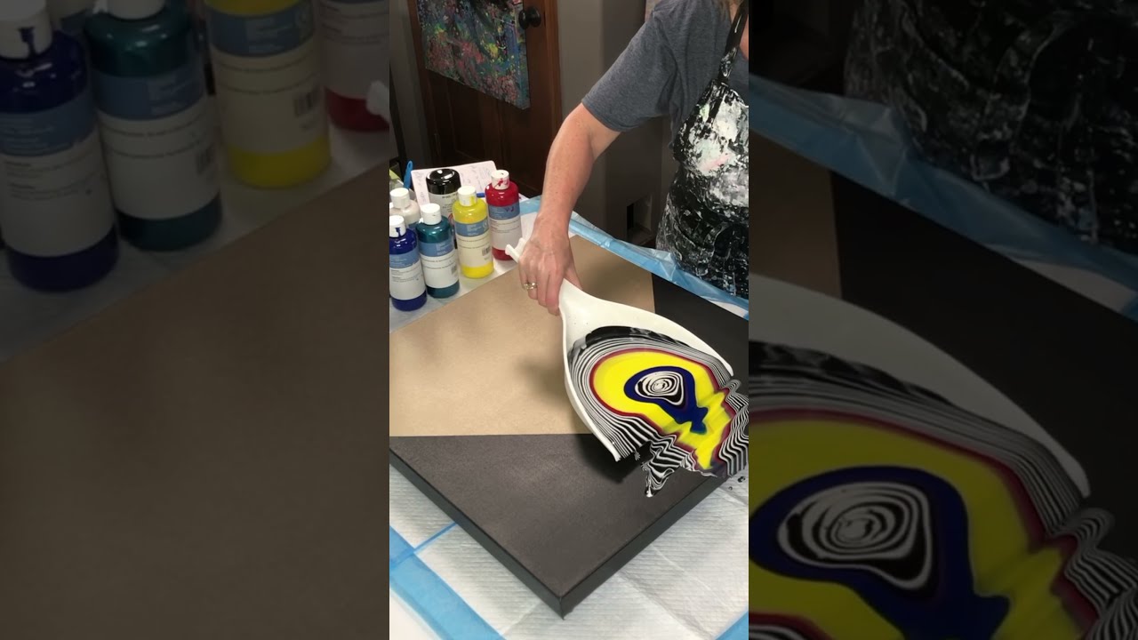  DustPan ART Acrylic Pour Unique Tools Dustpan Fluidart Trirrrtistry Acrylicpouring