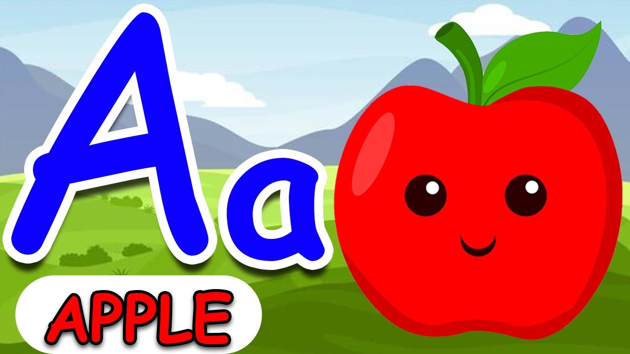 Alphabet A to Z | ABCD Preschool Book Learning A for APPLE Phonetics # ...