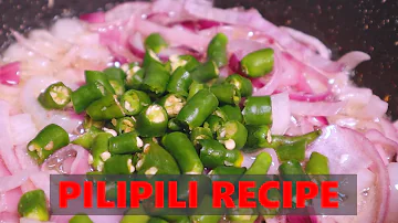 HOW TO MAKE PILIPILI/CHILLI  RECIPE 🌶🌶 || ORDINARY KITCHEN || MILLY CHEBBY