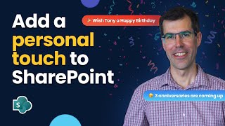 Show birthdays and work anniversaries on your intranet screenshot 4