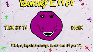 Barney Error 1 (Noggin Gets A Barney Error!)