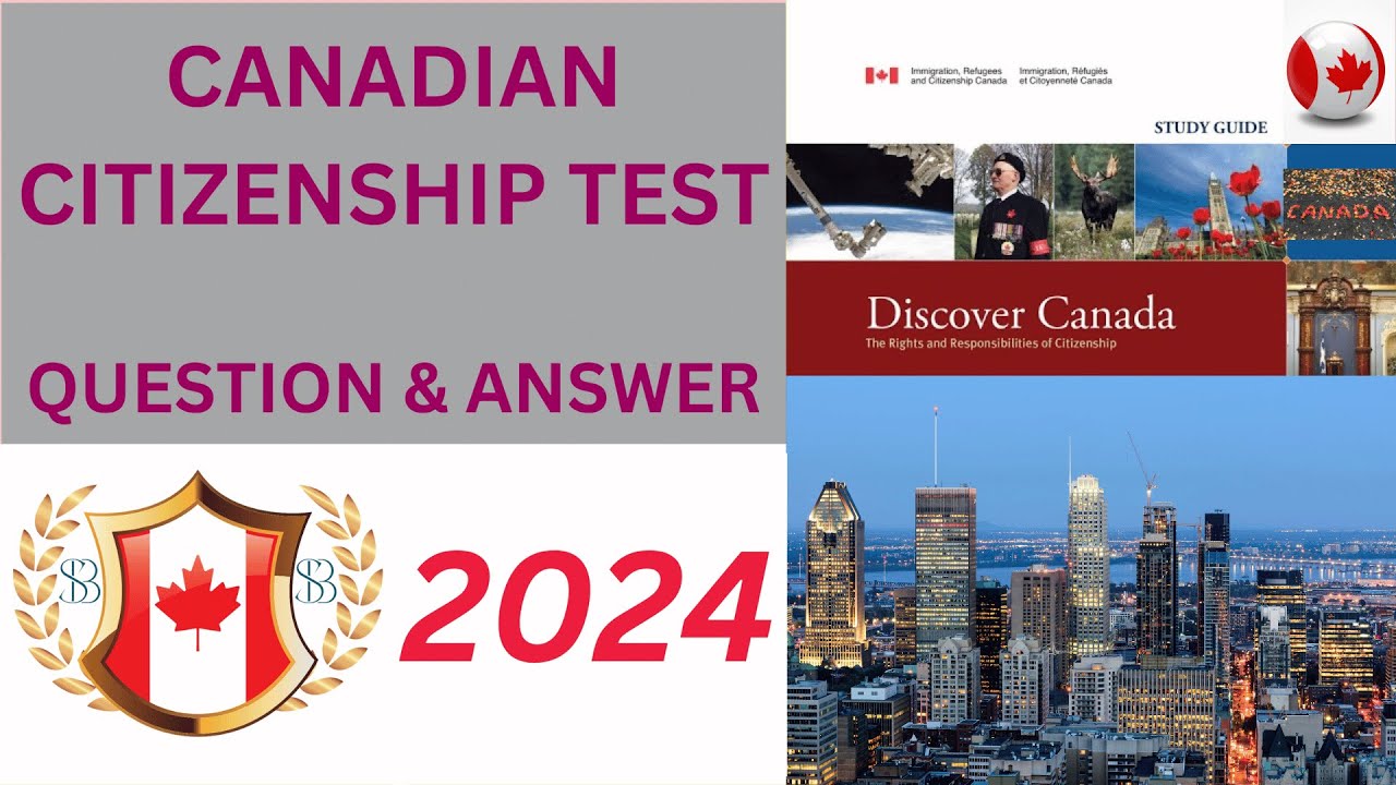 Canadian Citizenship Test 2024 Question & Answer. YouTube