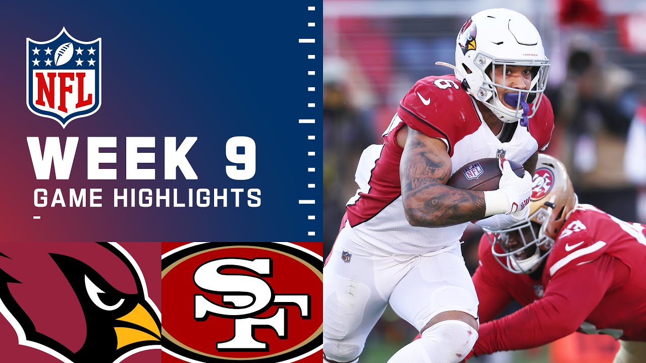 Cardinals vs. 49ers Week 9 Highlights