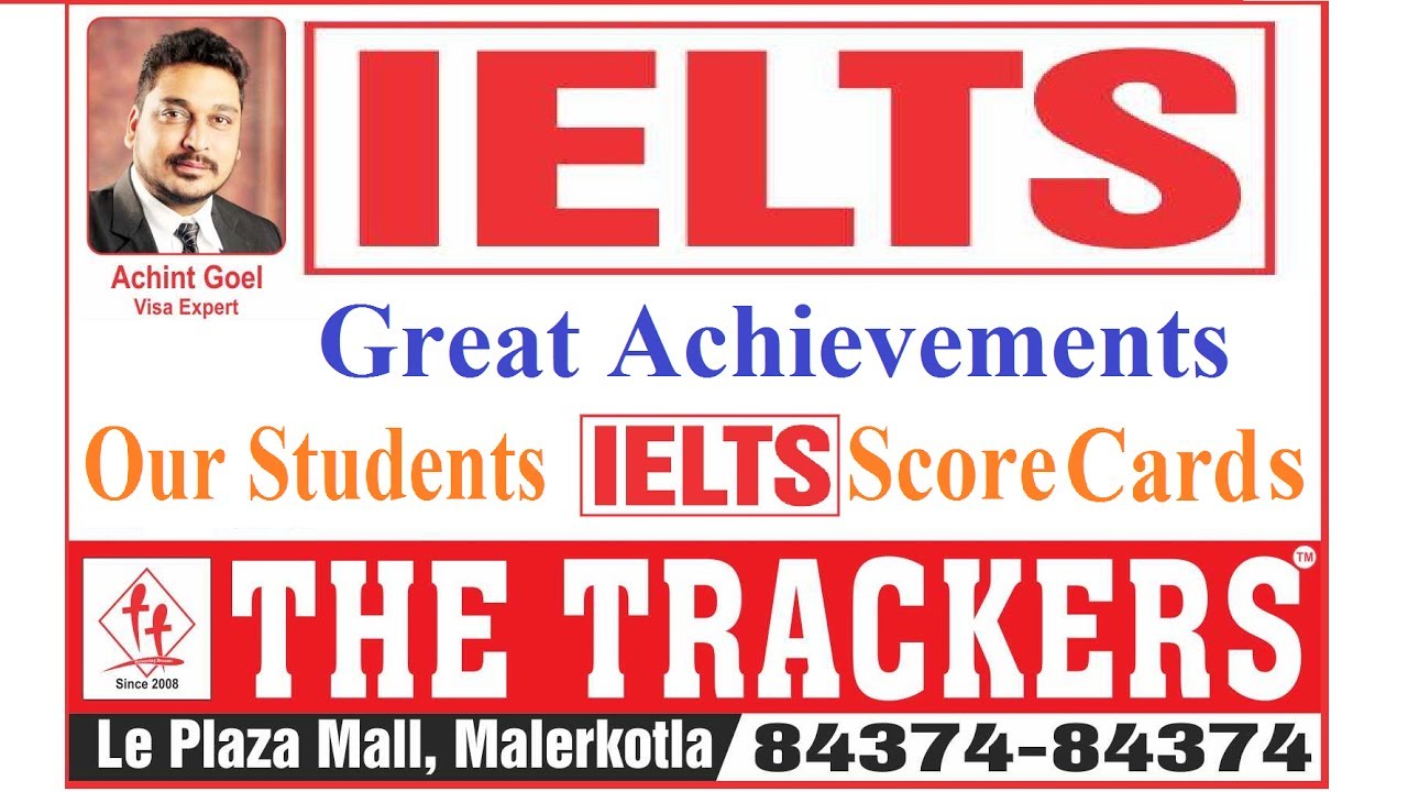 IELTS Students with Their Score Cards by THE TRACKERS