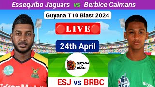 ESJ vs BRBC | Guyana T10 Blast Live | Guyana T10 Match Live | T10 Live Match Today | Prediction