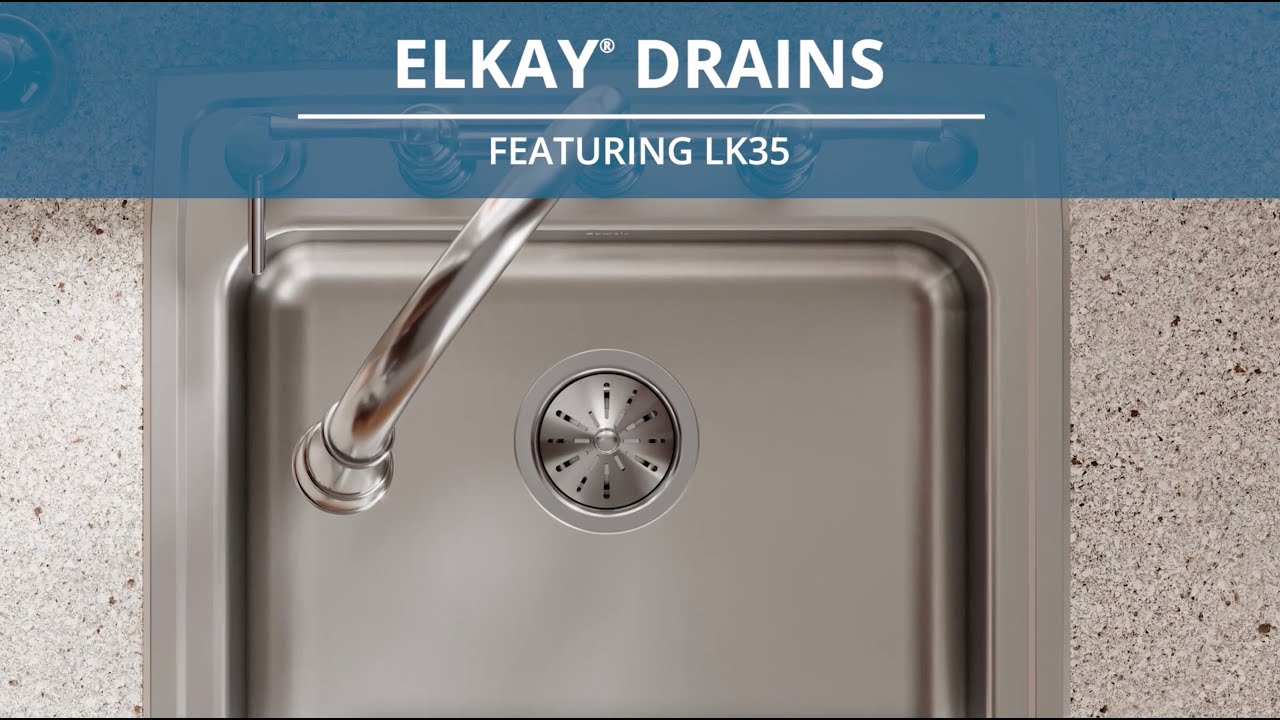 Elkay 3.5 in. Kitchen Sink Drain with Removable Basket Strainer