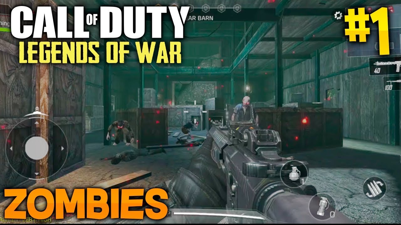 ¡ZOMBIES CALL OF DUTY LEGENDS OF WAR! COD MOBILE para ANDROID #1 - YouTube