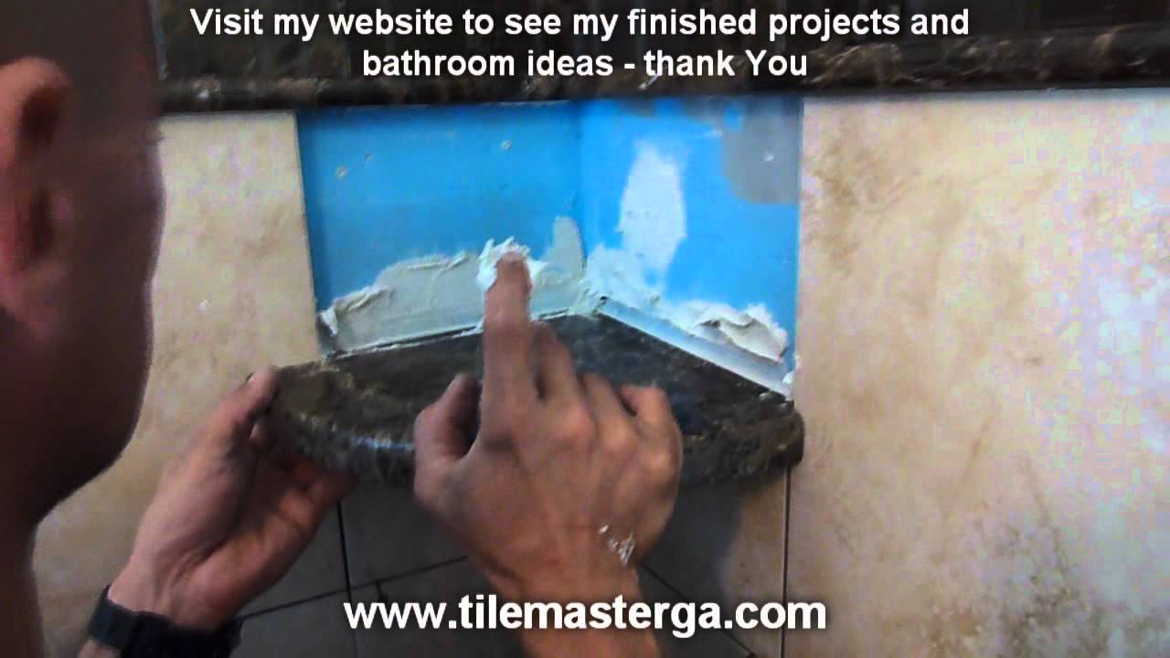 Part 2 Bathroom Shower Corner Shelf And Seat Installation From Part 2 Bathroom Shower Corner Shelf And Seat Installation From Scratch How To Do It Right You