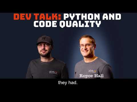 Dev Talk: Python and Code Quality