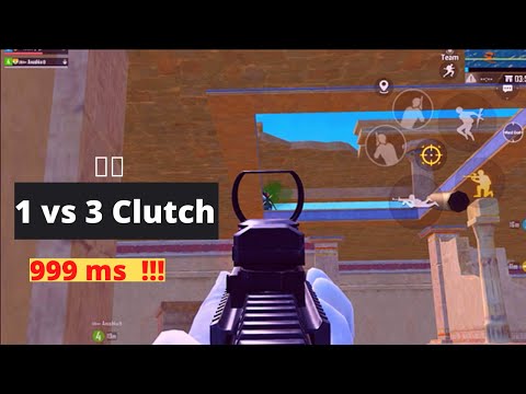 1 Vs 3 Clutch in 999 ms ping 🤯 !! - Rishav 2.O