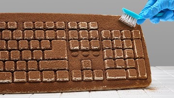 ASMR Cleaning Keyboard | Relaxing Clean Sounds