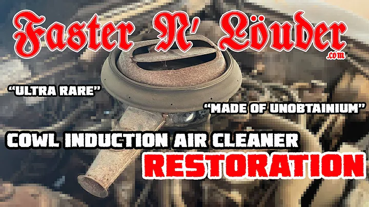 Faster N' Louder | Javelin AMX Cowl Induction Air Cleaner Restoration