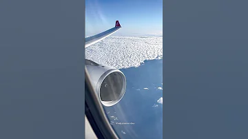 Amazing Turkish Airlines Flight جمال المشهد فوق السحاب الخطوط الجوية التركية Shorts 