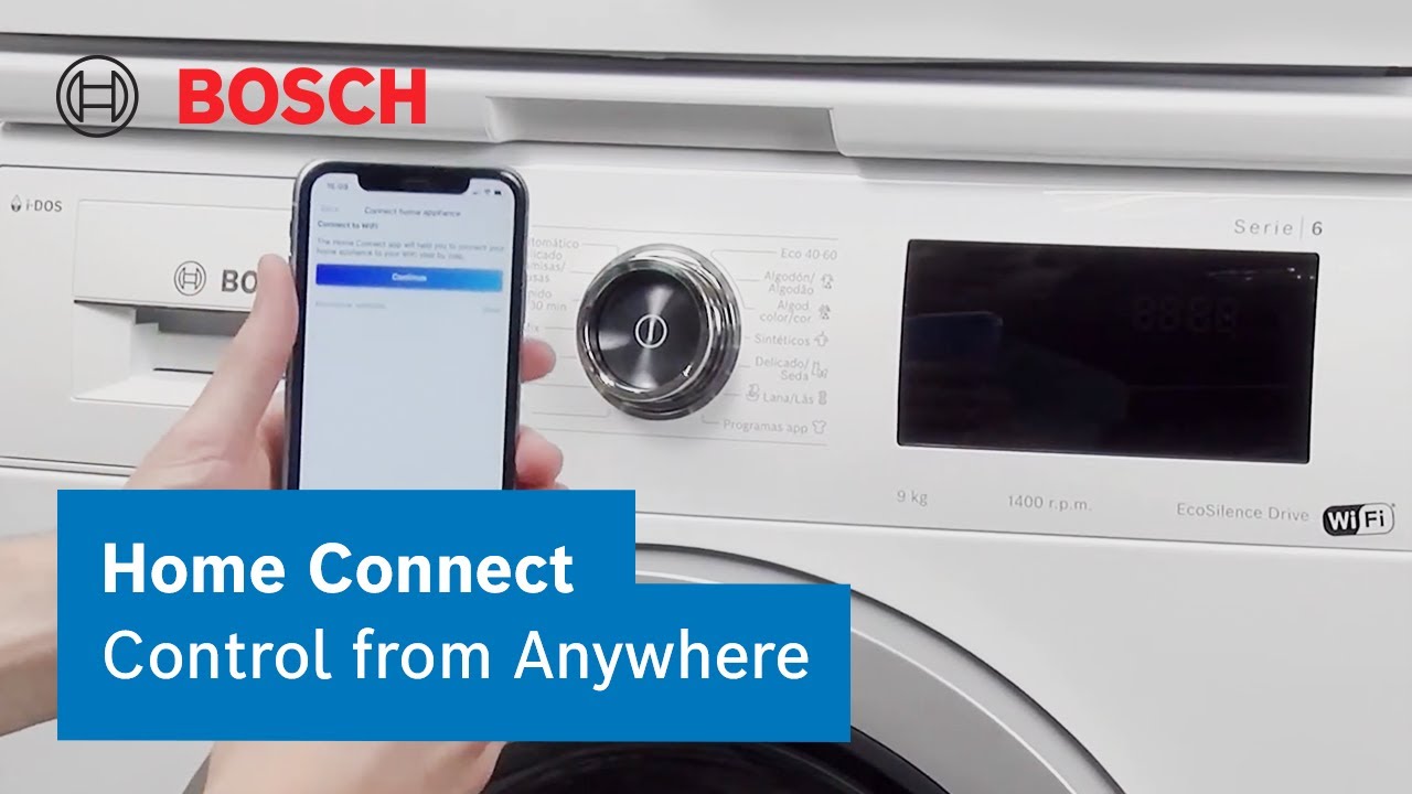 How to connect your Bosch washing machine to the Home Connect app | Bosch  Home UK - YouTube