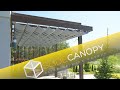 SlideCanopy- Slide on cable canopy, retractable awning, pergola cover, waterproof movable roof