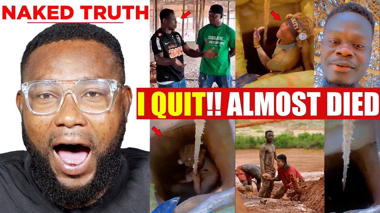 👏Former Galamsey Boss quit, ventures into poultry farming. Operator reveals how DEEP the pit is😳