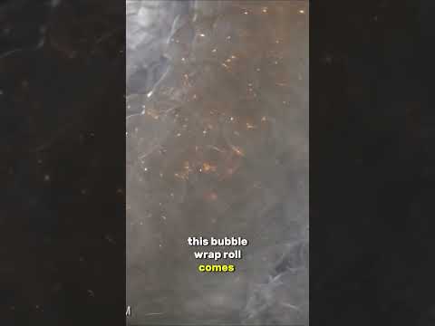 Bubble wrap inside of a vacuum chamber!