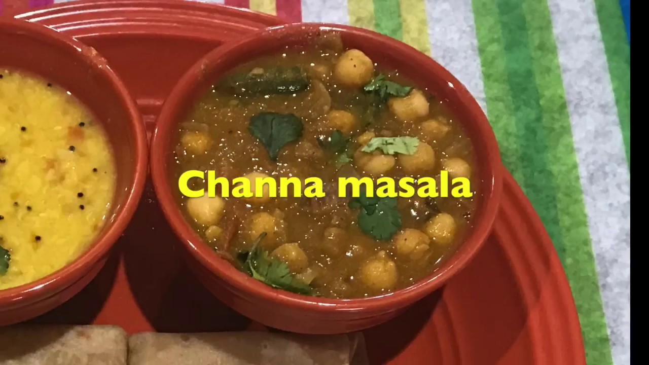 Channa masala / chole | Gayathiri