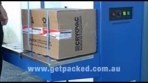 Side Seal Strapping Machine from Get Packed