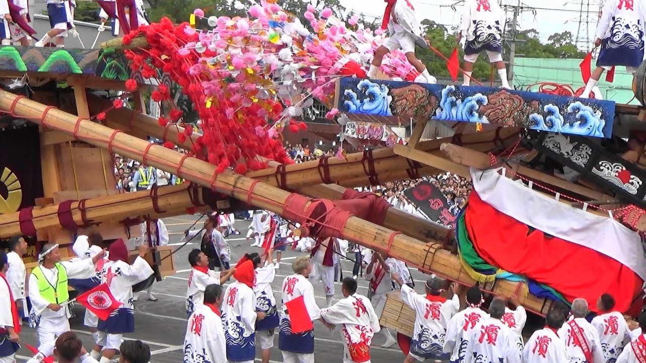 苅田山笠　2019年度　突き当て　福岡県苅田町
