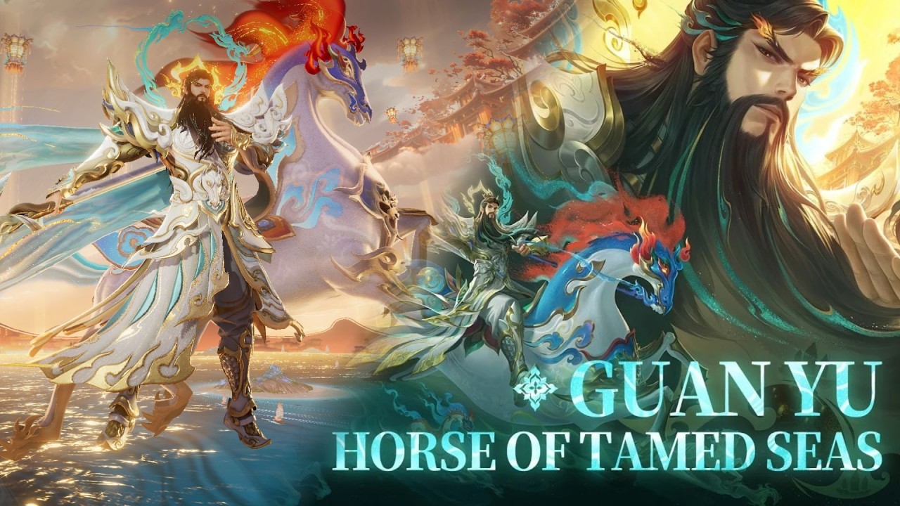Horse of Tamed Seas Guan Yu - Skin Showcase | Honor of Kings